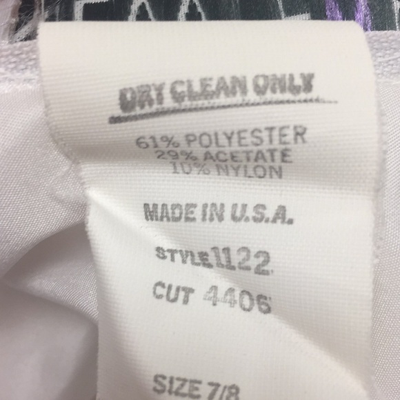 New Leaf by Samir fitted mermaid bead ivory lace deep v 8 10/12 - Picture 7 of 7